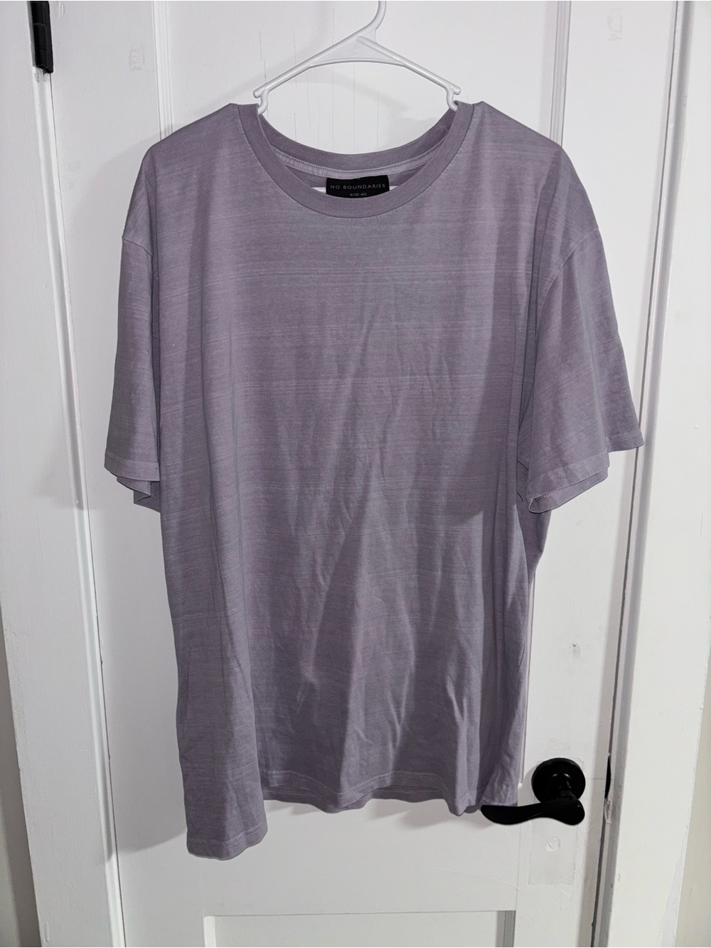 No Boundaries Men's Crew Neck T-Shirt - Lavender
